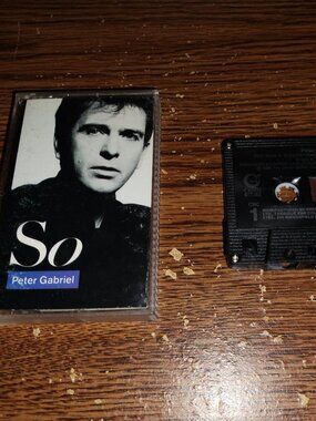 Peter Gabriel - So on cassette (Geffen Records Canada, 1986)
